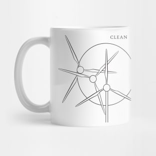 Clean Energy Windmills Mug